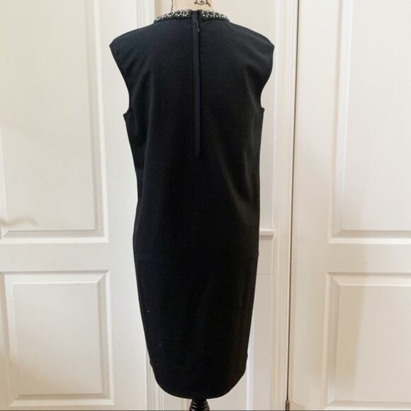 Magaschoni Collection Black Sheath Dress Size 8 - Picture 14 of 16